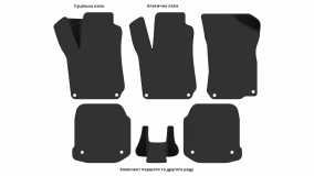 Interior mats for the Volkswagen Beetle New A4 1997-2010 I generation EU Hatchback - Фото 5