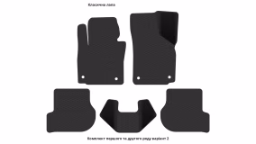 Interior mats for the Volkswagen Scirocco Mk3 2008-2017 III generation EU Hatchback 3-door - Фото 3