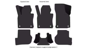 Interior mats for the Volkswagen Golf (V) 2003-2009 V generation EU Universal - Фото 5