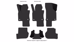 Interior mats for the Volkswagen Golf (V) 2003-2009 V generation EU Universal - Фото 6