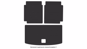 Interior mats for the Volkswagen Atlas 2016-2025 I generation US Crossover 7-seater - Фото 3