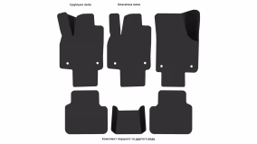 Interior mats for the Volkswagen Atlas 2016-2025 I generation US Crossover 7-seater - Фото 5
