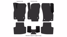 Interior mats for the Volkswagen Passat B8 2014-2023 VIII generation EU Universal - Фото 4