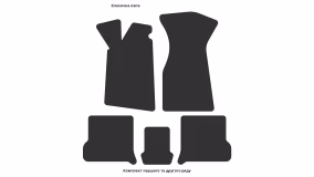 Interior mats for the Volkswagen Passat B2 1980-1988 II generation EU Liftback - Фото 2