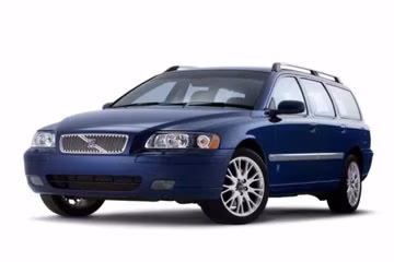 Interior mats for the Volvo V70 P2 2000-2007 II generation EU Universal