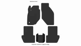 Interior mats for the Volvo 850 1991-1997 I generation EU Universal - Фото 3