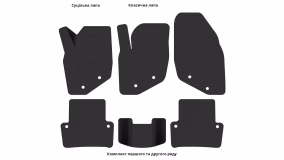 Interior mats for the Volvo XC70 2000-2007 I generation EU Universal - Фото 3
