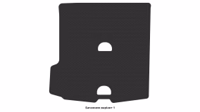 Interior mats for the Volvo XC90 2014-2019 II generation Crossover pre-restyling 7-seater - Фото 4