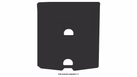 Interior mats for the Volvo XC90 2014-2019 II generation Crossover pre-restyling 7-seater - Фото 5