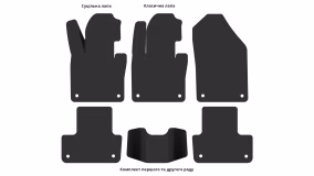 Interior mats for the Volvo XC60 2017-… II generation EU Crossover - Фото 3