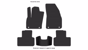 Interior mats for the Volvo XC40 2017-… I generation EU Crossover - Фото 3