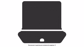 Interior mats for the Volvo XC90 2002-2014 I generation EU Crossover 7-seater - Фото 3
