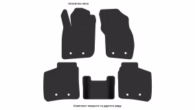 Interior mats for the Volvo S40 2001-2004 I generation EU Sedan restyling - Фото 3