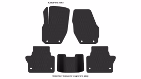 Interior mats for the Volvo S60 L 2013-2018 II generation CN Sedan - Фото 3