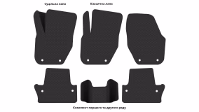 Interior mats for the Volvo V60 (Cross Country) 2015-2018 I generation US Universal - Фото 3