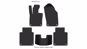 Interior mats for the Volvo S90L 2016-… II generation Sedan Long - Фото 3