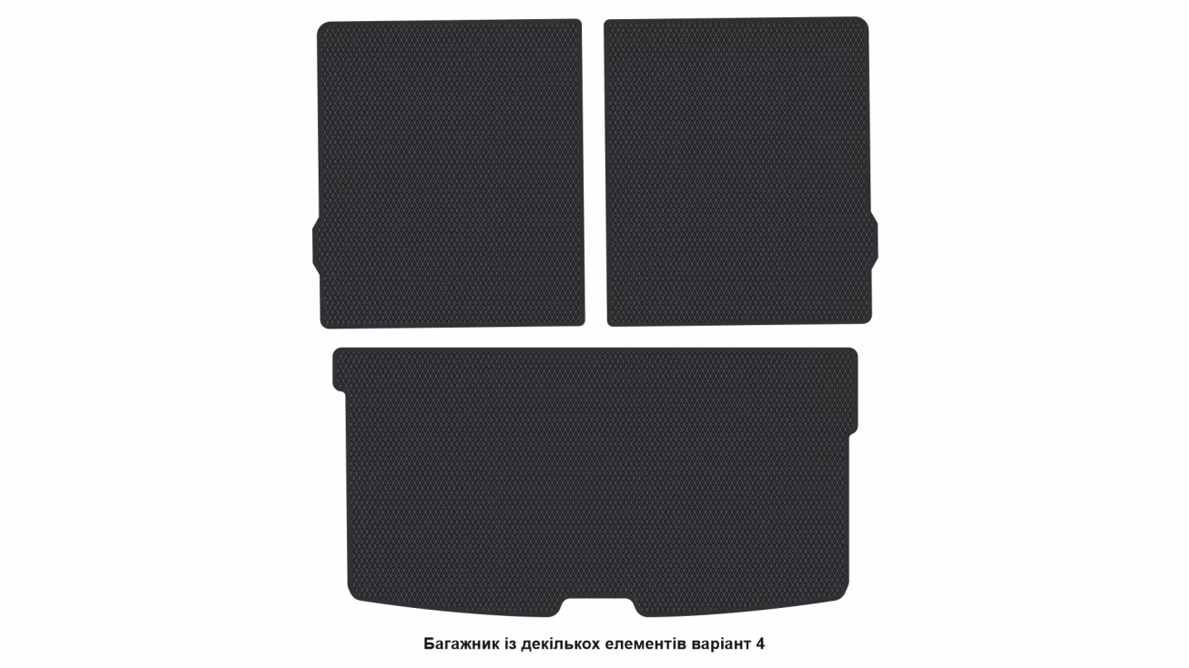 Interior mats for the Volvo XC90 2014-… II generation EU Crossover 6-seater - Фото 7