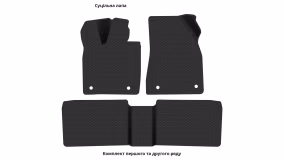 Interior mats for the Weltmeister EX5-Z 2018-… I generation CN Crossover Electro - Фото 3