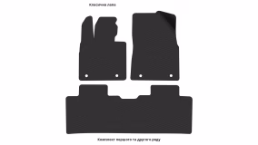 Interior mats for the Weltmeister W6 2021-… I generation CN Crossover - Фото 3