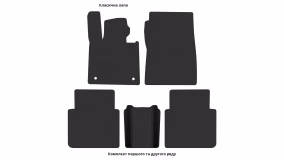 Interior mats for the Xpeng P7 2021-2023 I generation CN Sedan - Фото 2