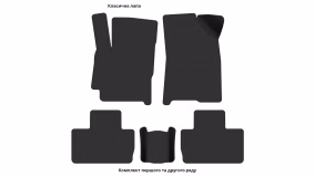 Interior mats for the ZAZ Forza 2011-2017 I generation EU Liftback - Фото 3