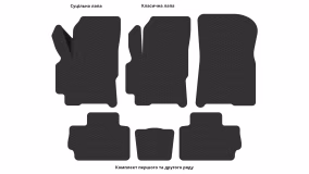 Interior mats for the ZAZ Forza 2011-2017 I generation EU Hatchback - Фото 3