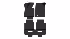 Interior mats for the Zeekr X 2023-… I generation CN Crossover 4-seater - Фото 3