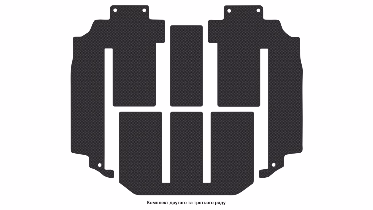 Interior mats for the Zeekr 009 2023-… I generation CN Minivan 7-seater - Фото 3