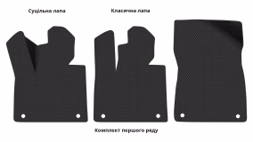 Interior mats for the Zeekr 009 2023-… I generation CN Minivan 6-seater - Фото 2