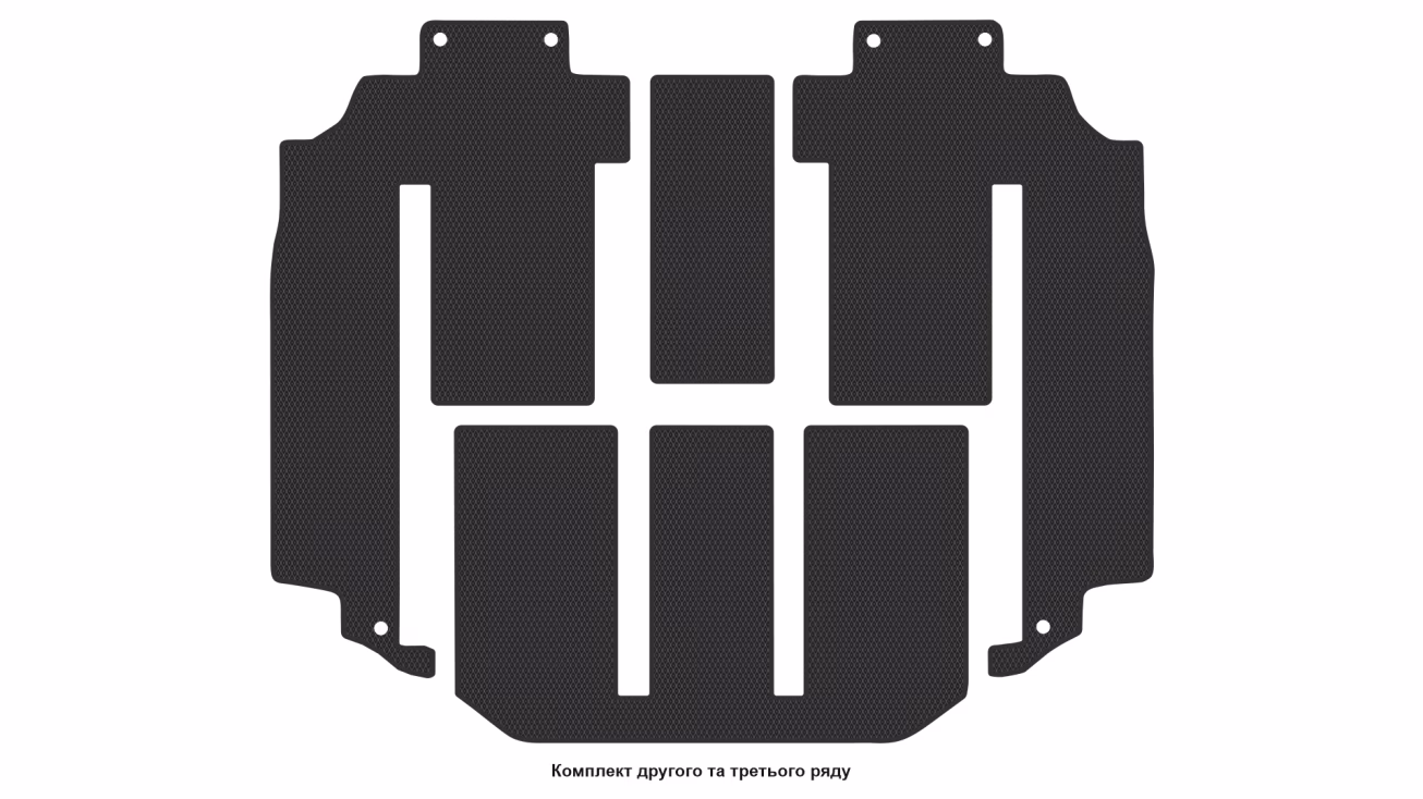 Interior mats for the Zeekr 009 2023-… I generation CN Minivan 6-seater - Фото 3