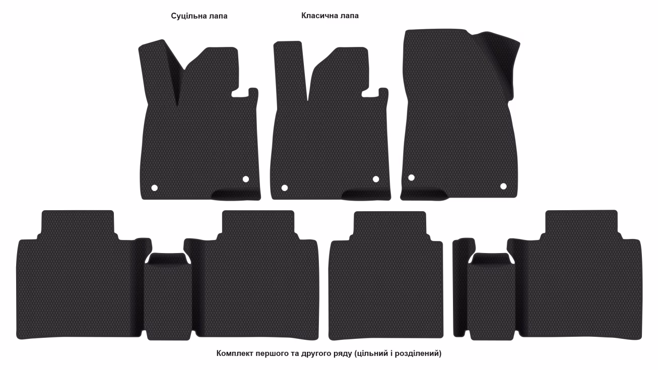 Interior mats for the Zeekr 007 GT 2023-… I generation CN Universal - Фото 2