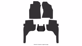 Interior mats for the ZX Admiral 2001-2009 I generation CN Crossover - Фото 2